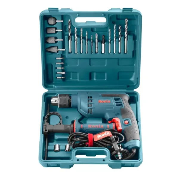 ست ترکیبی دریل برقی 29 پارچه رونیکس مدل RS-0007